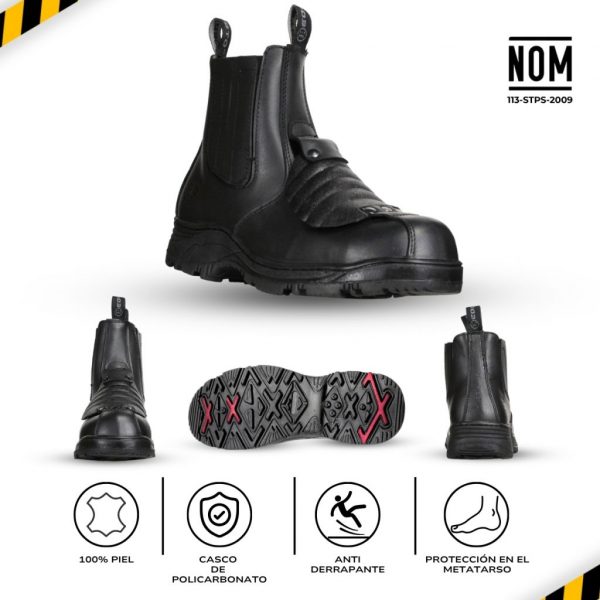 Bota Soldador Protección Metatarsal 1915 Con Casquillo de Policarbonato