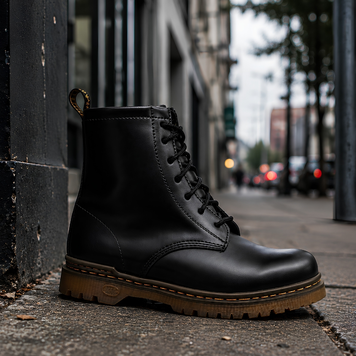 Bota Urbana Clásica Modelo 777 Negro Sin Casquillo - Image 4
