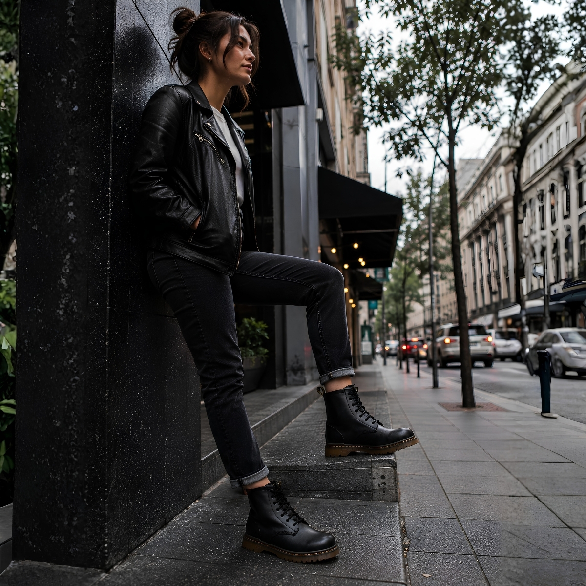 Bota Urbana Clásica Modelo 777 Negro Sin Casquillo - Image 7